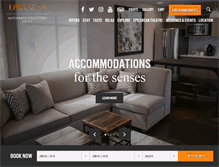 Tablet Screenshot of epicureanhotel.com